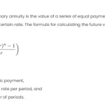 Calculating Ordinary Annuities in Excel