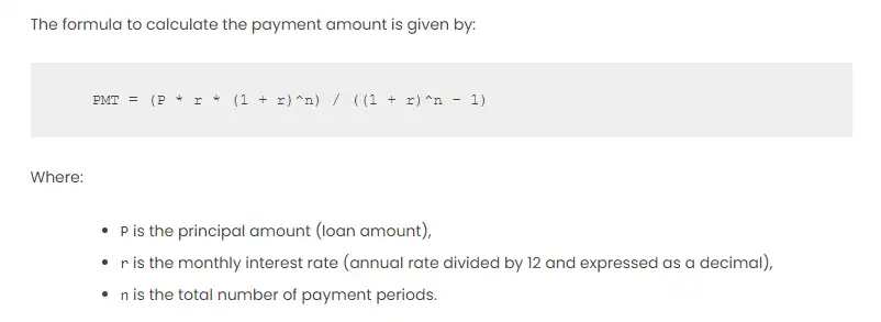 Calculating Payment Amount in Excel