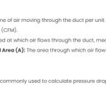 HVAC Ductwork Equations and Calculations