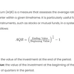 The Average Quarterly Return Theorem in Excel