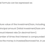 The Compound Interest Theorem in Excel Formulas