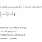 Excel Formulas and The Future Value of an Ordinary Annuity Theorem