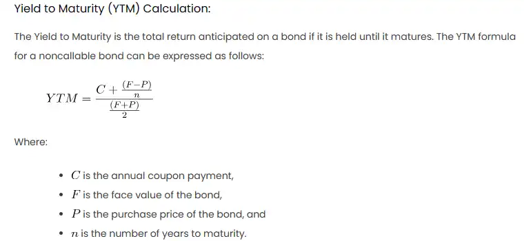 Understanding Noncallable Bonds and Excel Formulas